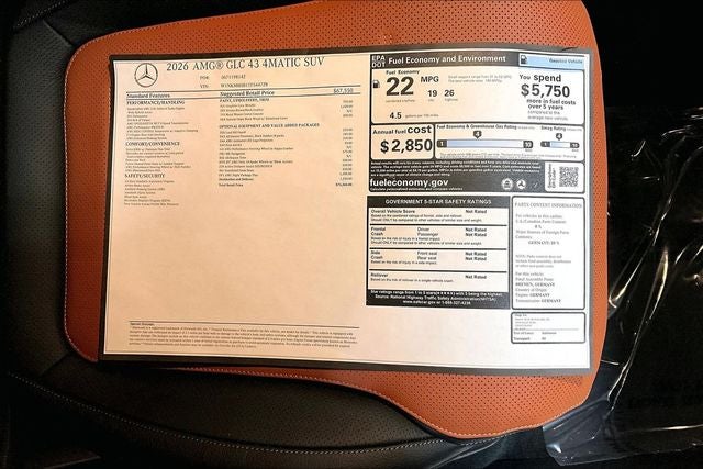 2026 Mercedes-Benz GLC GLC 43 AMG® 4MATIC®