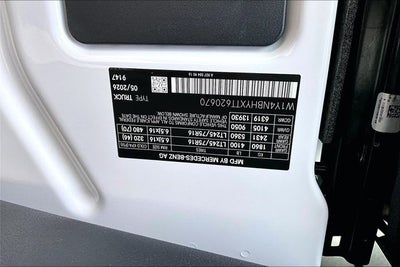 2026 Mercedes-Benz Sprinter 2500 Cargo 144 WB
