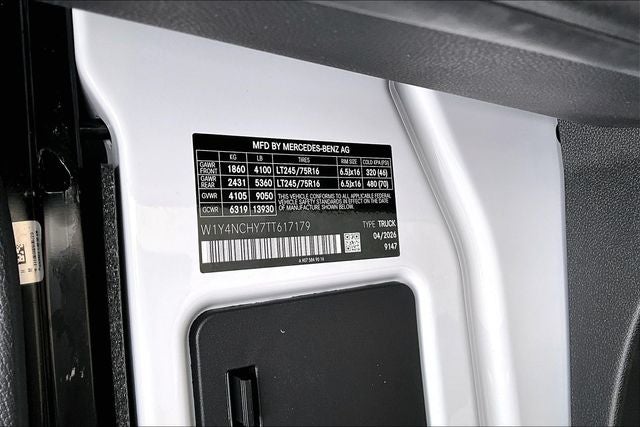 2026 Mercedes-Benz Sprinter 2500 Cargo 170 WB High Roof