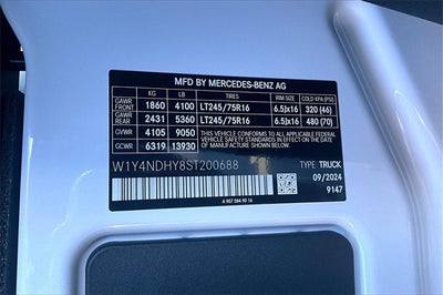 2025 Mercedes-Benz Sprinter 2500 Cargo 170 WB Extended