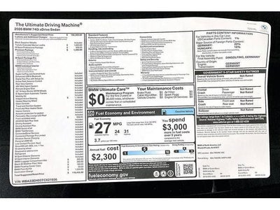 2026 BMW 7 Series 740i xDrive