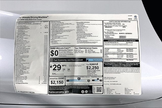 2026 BMW 4 Series 430i xDrive Gran Coupe