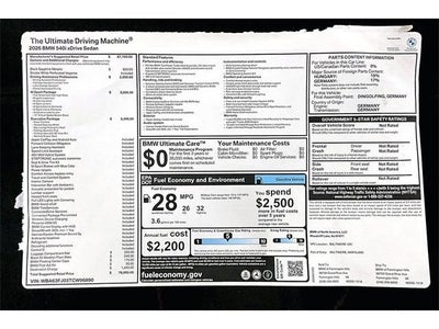 2026 BMW 5 Series 540i xDrive