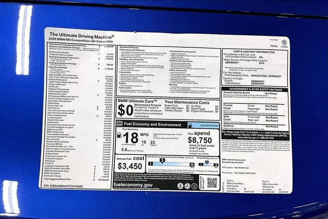 2026 BMW M4 Competition