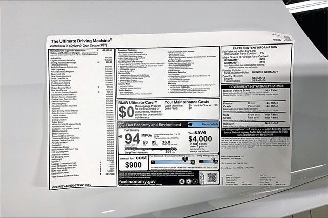 2026 BMW i4 xDrive40