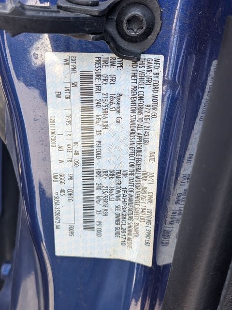 2012 Ford Focus SE