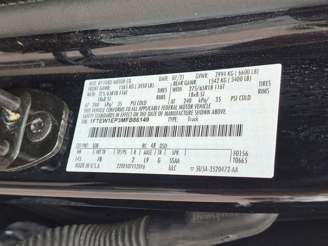 2021 Ford F-150 XLT