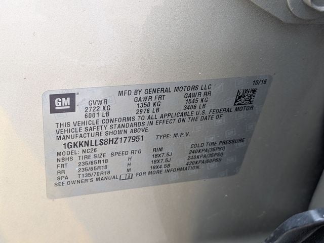 2017 GMC Acadia SLE-2