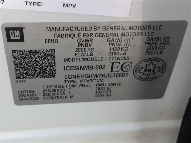 2019 Chevrolet Traverse LT Cloth w/1LT