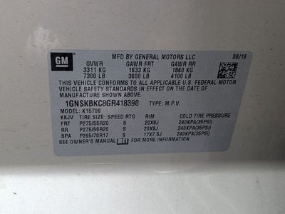 2016 Chevrolet Tahoe LT