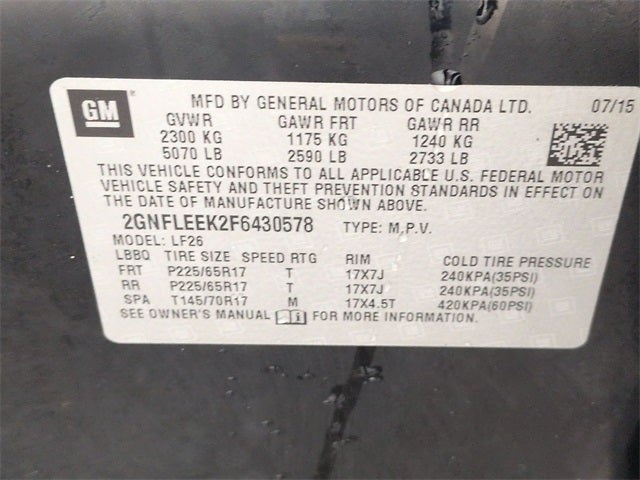 2015 Chevrolet Equinox LS