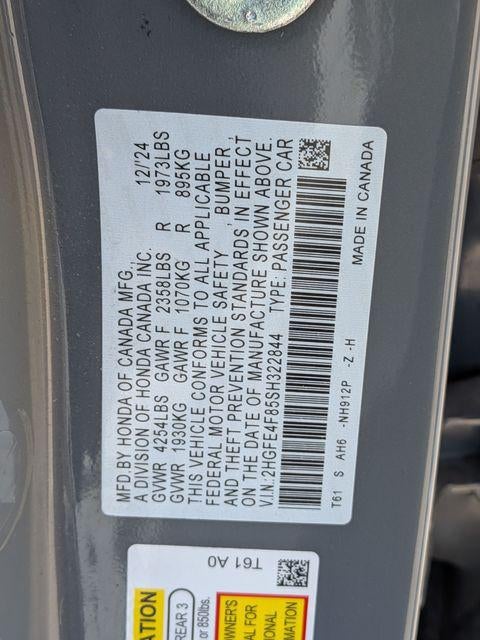 2025 Honda Civic Sport