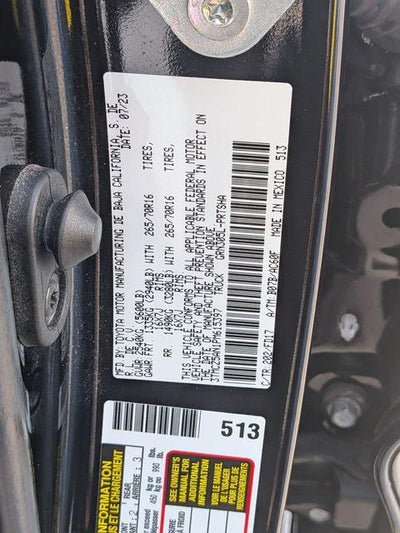 2023 Toyota TACOMA TRD OFFRD TRD Off-Road V6