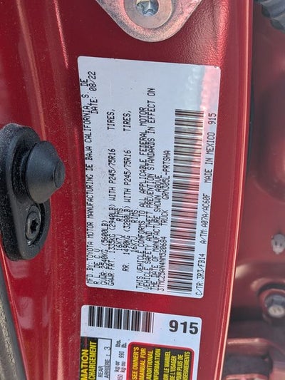 2022 Toyota TACOMA SR SR V6