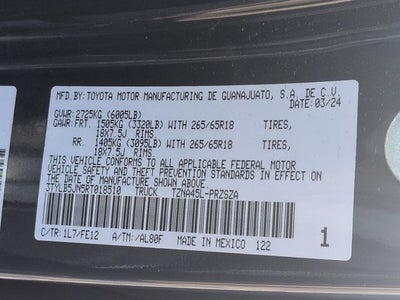 2024 Toyota TACOMA TRD SPORT TRD Sport