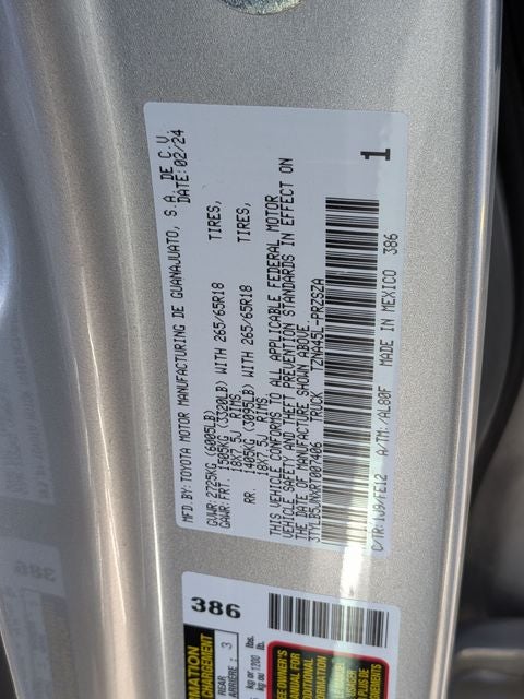 2024 Toyota TACOMA TRD SPORT TRD Sport