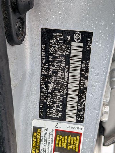 2013 Toyota AVALON XLE