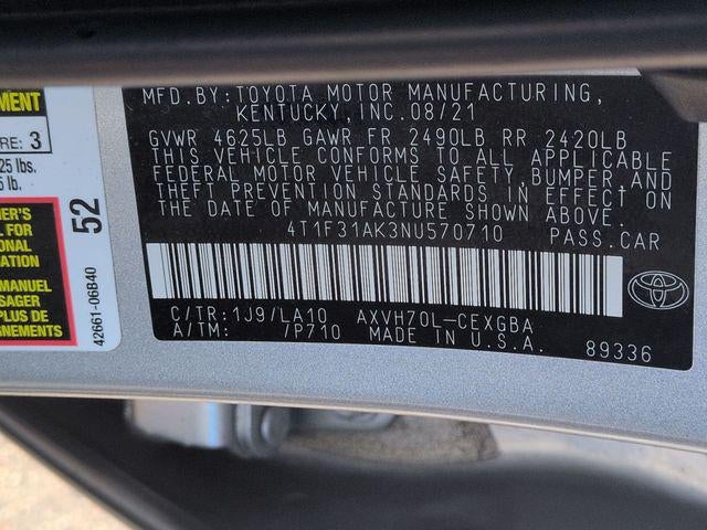 2022 Toyota CAMRY XLE