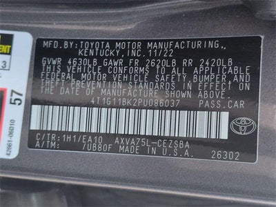 2023 Toyota CAMRY SE