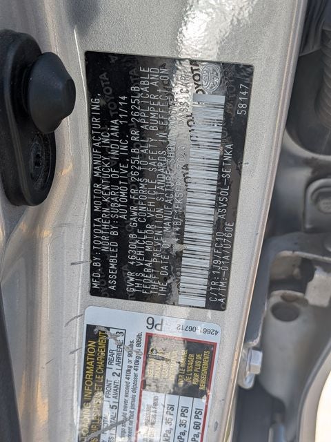 2015 Toyota CAMRY LE