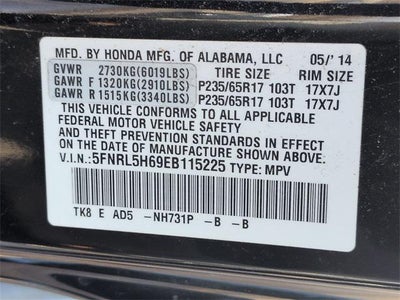 2014 Honda Odyssey EX-L