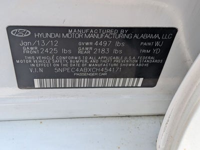 2012 Hyundai Sonata Limited