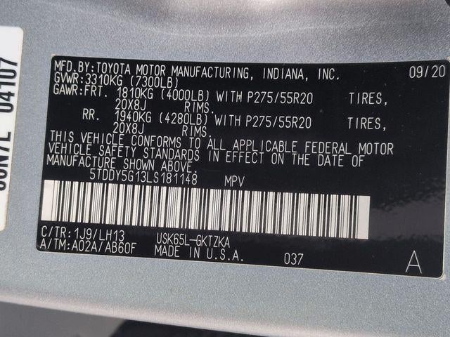 2020 Toyota SEQUOIA 4X4 Platinum