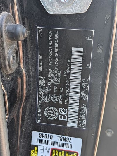 2018 Toyota Sequoia Limited