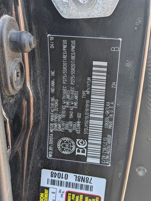 2018 Toyota Sequoia Limited
