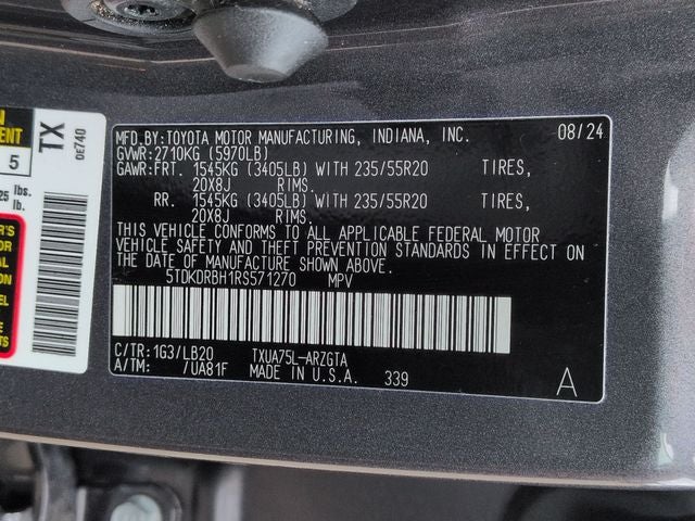 2024 Toyota HIGHLANDER Limited