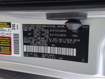 2022 Toyota Sienna Limited 7 Passenger