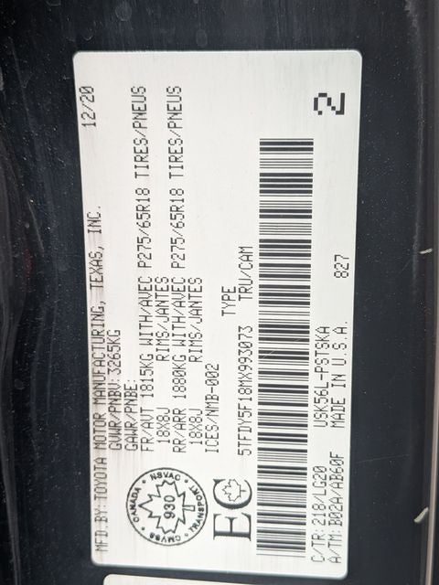 2021 Toyota Tundra SR5