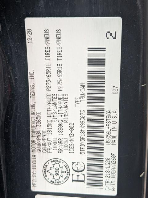 2021 Toyota Tundra SR5