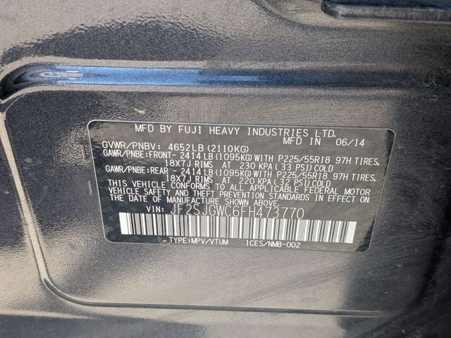 2015 Subaru Forester 2.0XT Touring