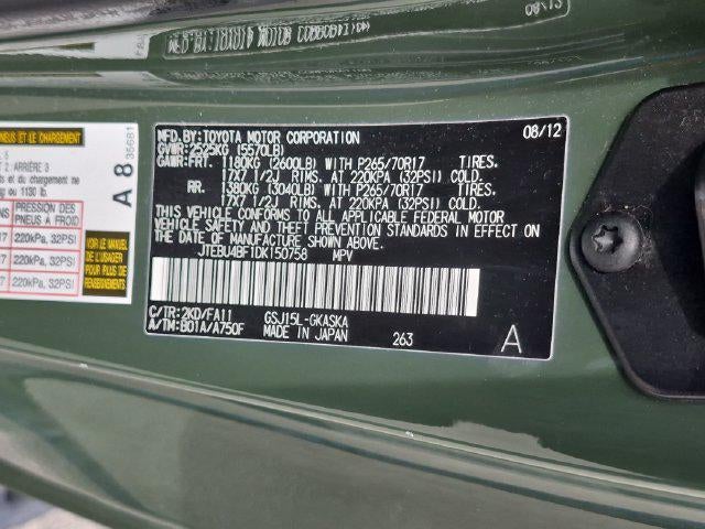 2013 Toyota FJ CRUISER Base