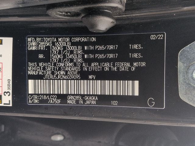 2022 Toyota 4RUNNER TRD Off-Road Premium