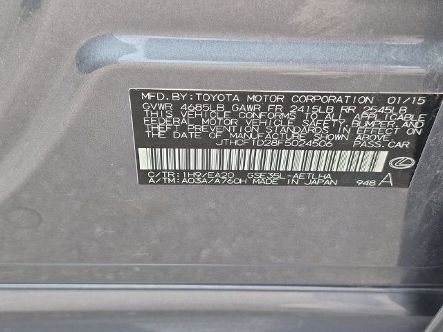 2015 Lexus IS 250 250