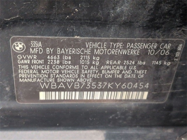 2007 BMW 335i 335i