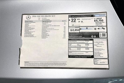 2026 Mercedes-Benz GLE GLE 350 4MATIC®