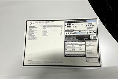 2026 Mercedes-Benz GLE GLE 350 4MATIC®