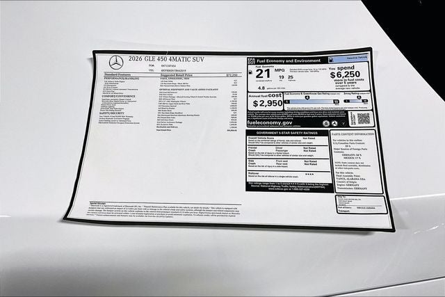 2026 Mercedes-Benz GLE GLE 450 4MATIC®