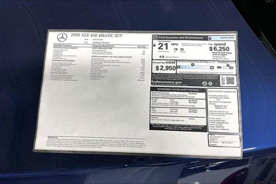 2026 Mercedes-Benz GLE GLE 450 4MATIC®
