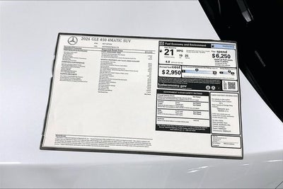 2026 Mercedes-Benz GLE GLE 450 4MATIC®