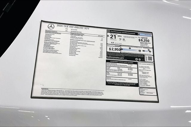 2026 Mercedes-Benz GLE GLE 450 4MATIC®
