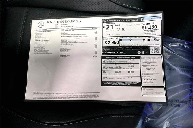 2026 Mercedes-Benz GLE GLE 450 4MATIC®