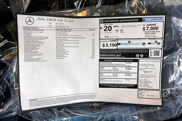 2026 Mercedes-Benz GLE GLE 53 AMG® 4MATIC®