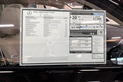 2026 Mercedes-Benz GLE GLE 53 AMG® 4MATIC®