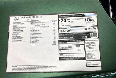 2026 Mercedes-Benz GLE GLE 53 AMG® 4MATIC®