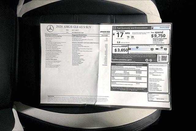 2026 Mercedes-Benz GLE GLE 63 S AMG® 4MATIC®