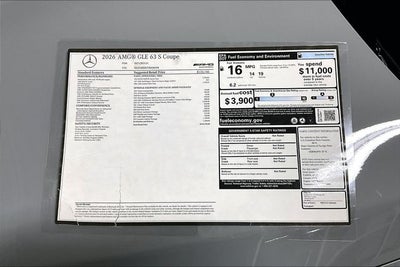 2026 Mercedes-Benz GLE GLE 63 S AMG® 4MATIC®